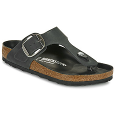 Birkenstock Lábujjközös papucsok Gizeh Big Buckle LEOI Black HEX Fekete 39