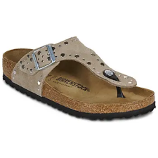 Birkenstock Lábujjközös papucsok Gizeh Rivet Bézs 35 női papucs