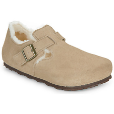 Birkenstock Oxford cipők London Shearling LEVE Taupe Bézs 44