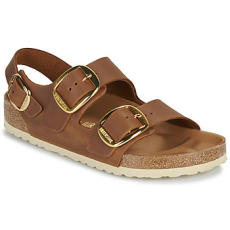 Birkenstock Papucsok Milano Big Buckle LEOI Cognac HEX Barna 37