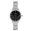 BISSET BSBE45 női karóra, ezüst nemesacél, fekete számlap, 34 mm