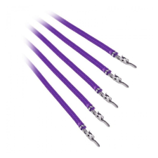 Bitfenix Alchemy 2.0 PSU kábel harisnyázott 5x60cm lila (BFX-ALC-60CMLP-RP) kábel és adapter