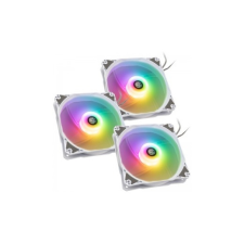 Bitspower Notos 120 Digital RGB Fehér (3db) hűtés
