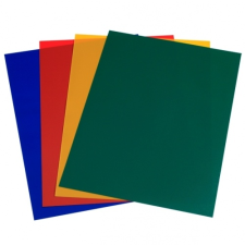  Biurfol Elő- / Hátlap PVC 150 mikron színes sárga 25db/csomag mappa