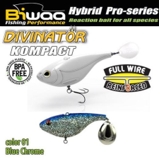 Biwaa Divinator Kompact 90 9cm 55g 01 Blue Chrome spinnertail csali