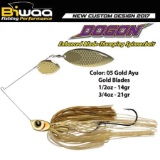Biwaa SPINNERBAIT DOGON 3/4oz 21gr 05 Gold Ayu-Gold Blades csali