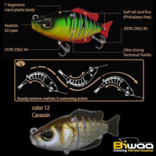  Biwaa Swimbait Seven S4&quot; 10cm 17g 12 Carassin wobbler csali