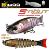  Biwaa Swimbait Strout 5,5" 14cm 29g 16 Red Horse wobbler