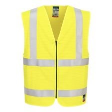  Bizflame Hi-Vis FR Zip Vest láthatósági ruházat