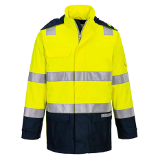  Bizflame Rain+ Hi-Vis Light Arc lángálló kabát PW_FR605YNRS Sárga/Navy - S méret