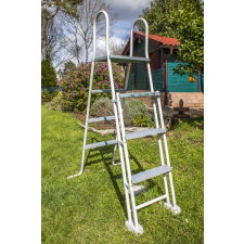 Biztonsági létra 132cm 2x3 lépcsőfok medence kiegészítő