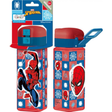  Biztonsági záras négyzet alakú kulacs, Spider-Man (550 ml) kulacs, kulacstartó