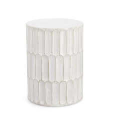  Bizzotto Caesar 40,5 Kávézóasztal Magnézium Fehér Geometrikus Mintázattal bútor