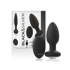 Black & Silver Black & Silver Wells rotáló análvibrátor, távirányítóval vibrátorok