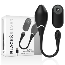 BLACK&SILVER- JENELL ÚJRATÖLTHETŐ VIBRÁLÓ TOJÁS vibrátorok
