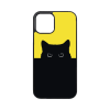  Black and yellow cat - iPhone tok