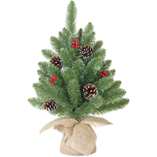 Black Box Trees Creston műfenyő jutazsákban fagyos 30 cm műfenyő