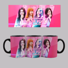  Black Pink girls bögre (Fekete) bögrék, csészék