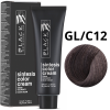 Black Professional Line Sintesis Color Cream - Tartós hajfesték Glam Colors Grigio Londra GL-C12 100ml