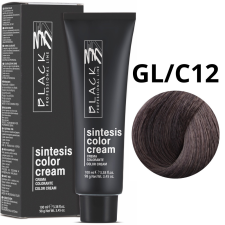Black Professional Line Sintesis Color Cream - Tartós hajfesték Glam Colors Grigio Londra GL-C12 100ml hajfesték, színező
