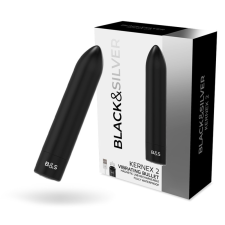  BLACK&SILVER – vibráló mágneses bullet stimuláló maszturbátor