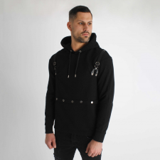 Black Tactical Hoodie férfi pulóver, kardigán