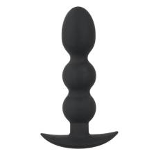  Black Velvet Heavy - 145g-os gömbös anál dildó (fekete) műpénisz, dildó