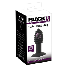 Black Velvets Black Velvet Twist - akkus, szilikon anál vibrátor (fekete) vibrátorok
