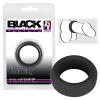 Black Velvets Black Velvet - vastagfalú péniszgyűrű (3,2cm) - fekete