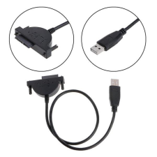 BlackBird Adapter kábel USB 3.0 to SATA 13pin (7+6), fekete kábel és adapter