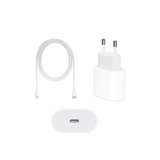 BlackBird BH1146 Hálózati USB-C töltő 18W + USB-C - Lightning kábel - Fehér (BH1146) mobiltelefon kellék