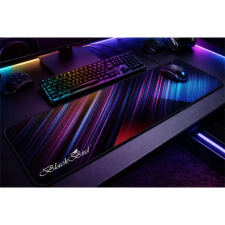 BlackBird Gamer egérpad NebulaGrip 80x30cm 3mm fekete varrott szegély BH1821 egérpad