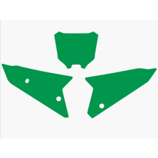 BlackBird Lemezmatricák Zöld Honda CRF450 egyéb motorkerékpár alkatrész