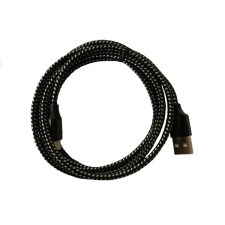 BlackBird lightning adatkábel 2m, fekete 2a (extra er&#337;s anyagból) bh160 black kábel és adapter