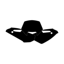  BLACKBIRD Matrica Készlet Fekete Husqvarna WR125/WRE125 információs címke