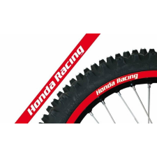 BlackBird replika Honda versenykormány matrica szett, piros, univerzális egyéb motorkerékpár alkatrész