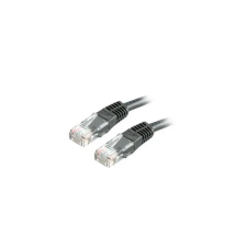 BlackBird UTP CAT5e Patch kábel 1m Fekete kábel és adapter