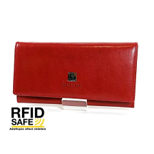 BLACKLINE RF védett hosszú piros női pénz-és irattárca W8144-5A pénztárca