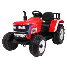 Blaizn BW elektromos traktor, 12V, piros elektromos járgány