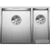 Blanco CLARON 340/180-U Selyemfényű rozsdamentes acél mosogató balos főmedencével 521609 (521609)