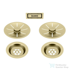 Blanco InFino szett 2 medencéhez satin gold 203477 mosogatótálca