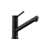 Blanco KANO-S csaptelep, kihúzható fejjel, matt fekete, magasnyomású