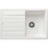 Blanco LEGRA 45S Silgranit egymedencés csepegtetőtálcás gránit mosogató, szifonnal, fehér, beépíthető