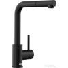 Blanco Mila-S kihúzhatófejes álló mosogató csaptelep, matt fekete 526660
