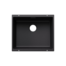 Blanco SUBLINE 500-U fekete lefolyó nélk. mosogatótálca