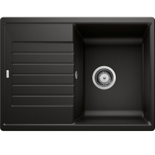 Blanco ZIA 45-S Compact PD Fekete színű Gránit mosogatótál (526009) mosogatótálca