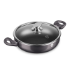 Blaumann BL-3961 Carbon Pro Alacsony lábas Üveg fedővel 24cm 3.2L