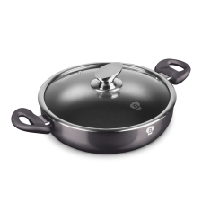 Blaumann BL-3961 Carbon Pro Alacsony lábas Üveg fedővel 24cm 3.2L edény