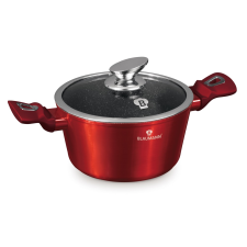 Blaumann BL-3985 Lábas Üveg fedővel Ø 20cm 2,5L - Piros edény