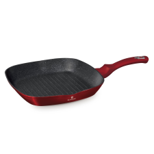 Blaumann Blauman BL-3982 Grill serpenyő 28cm - Piros (BL-3982) edény